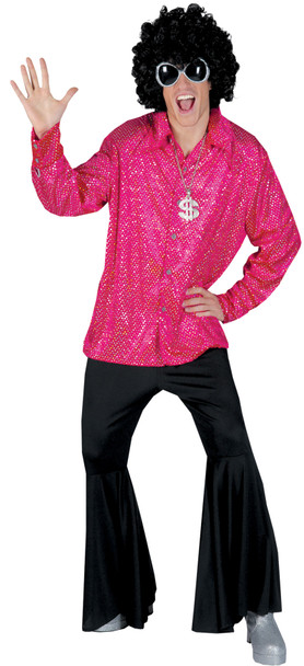 Men's Disco Groovy Men Shirt Adult Costume