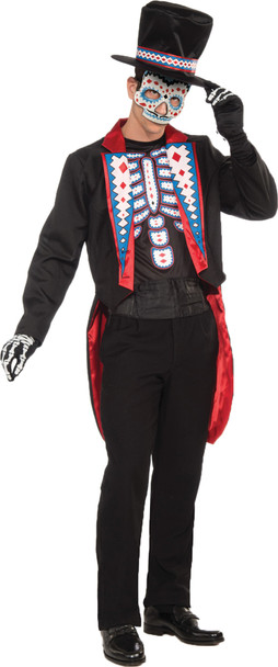 Men's Day Of The Dead Adult Costume