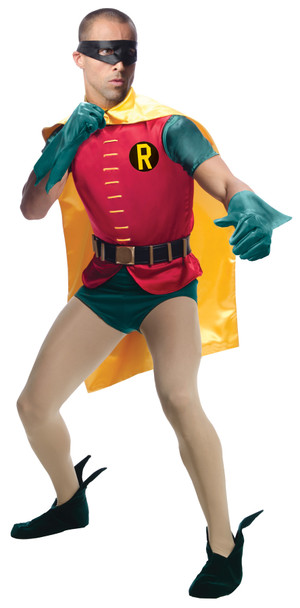 Men's Grand Heritage Robin-Batman TV Show 1966 Adult Costume