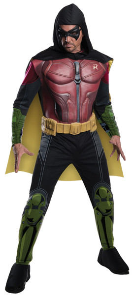 Men's Robin Muscle-Arkham City Adult Costume