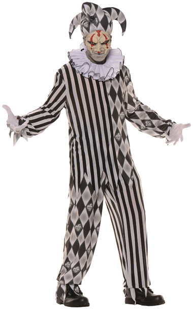 Men's Evil Harlequin Adult Costume