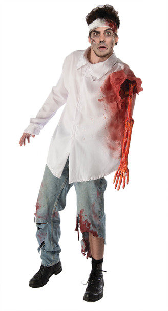 Men's Zombie Attack Shirt Adult Costume
