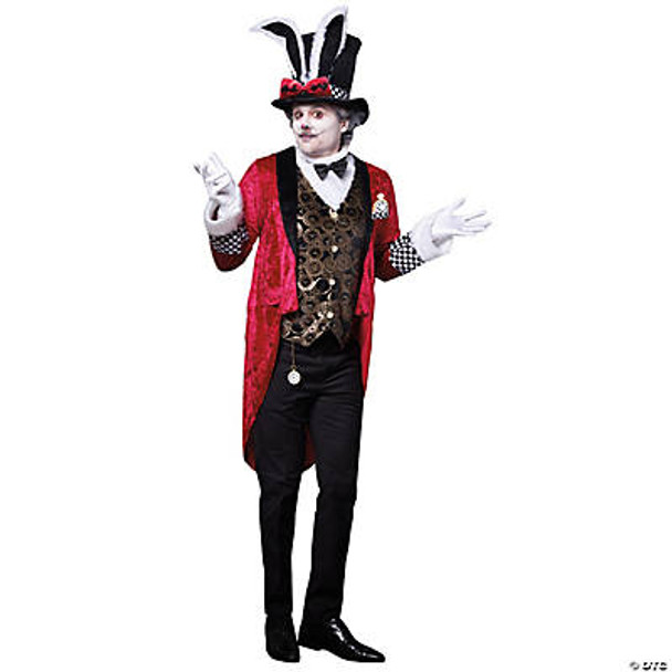 Men's White Rabbit Adult Costume