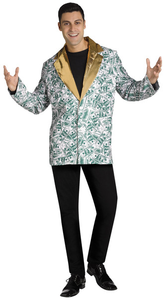 Men's C-Note Coat Adult Costume