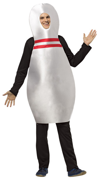 Men's Get Real Bowling Pin Adult Costume