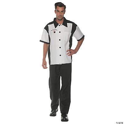 Men's Bowling Shirt Adult Costume