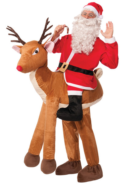 Men's Santa Ride A Reindeer Adult Costume