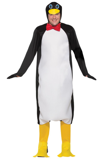 Men's Plush Penguin Adult Costume