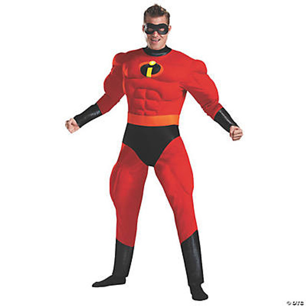 Men's Mr. Incredible Deluxe Muscle Adult Costume