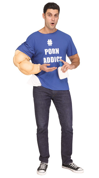 Men's Porn Addict Adult Costume