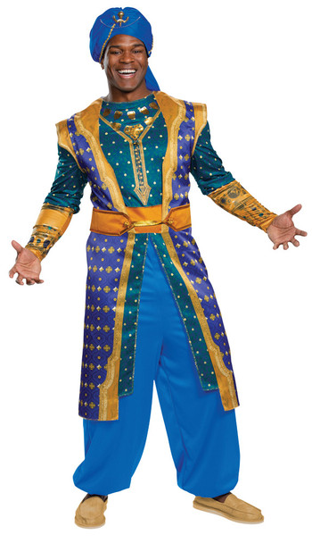 Men's Genie Deluxe-Aladdin Live Action Adult Costume