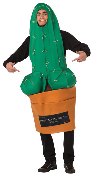 Men's Happy Cactus Adult Costume