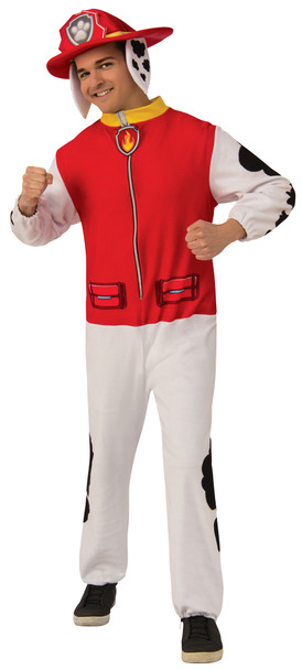 Men's Marshal Jumpsuit-Paw Patrol Adult Costume