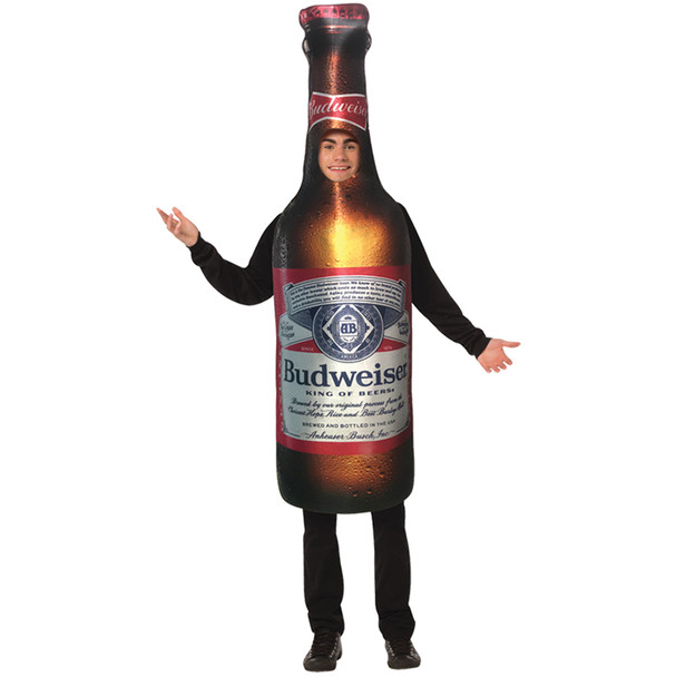 Men's Budweiser Bottle Adult Costume