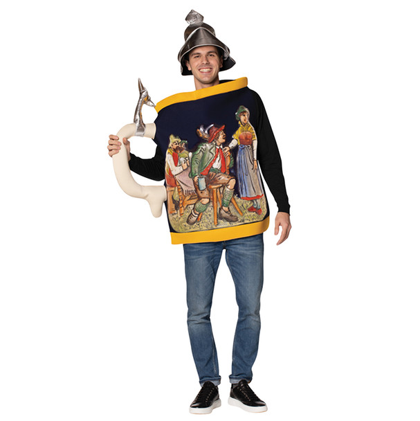 Men's Beer Stein Adult Costume