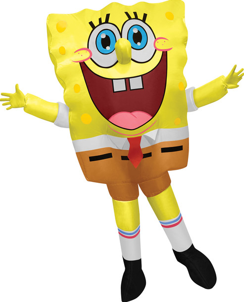 Men's Inflatable SpongeBob SquarePants Adult Costume