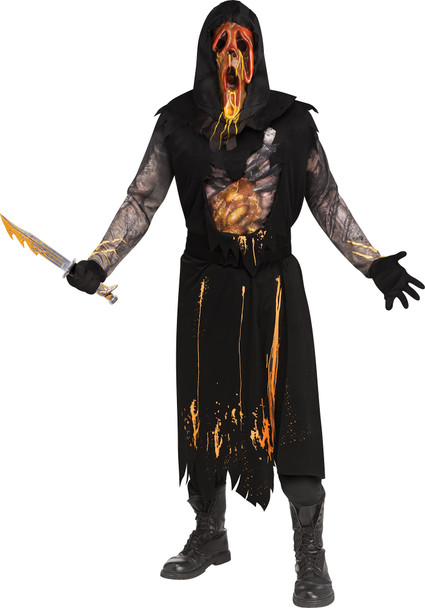 Men's Scorched Ghost Face-Dead By Daylight Adult Costume
