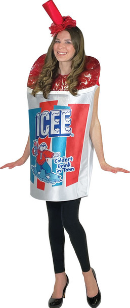 Women's Icee Sparkle Red Tunic Adult Costume