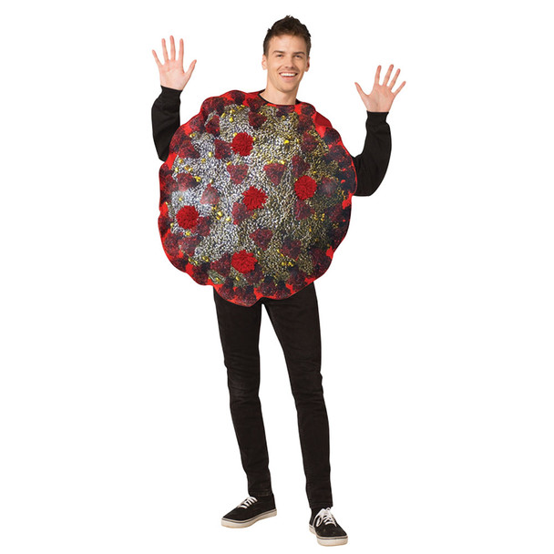 Men's Covid Germ Adult Costume