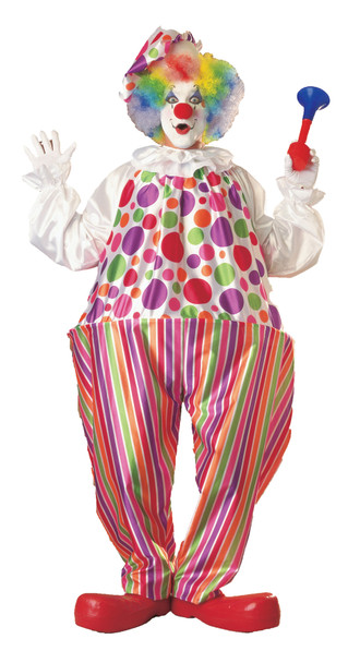 Men's Harpo Hoop Clown Adult Costume