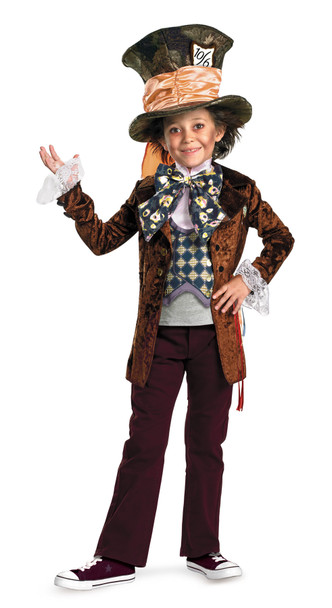 Boy's Mad Hatter Deluxe-Alice In Wonderland Movie Child Costume