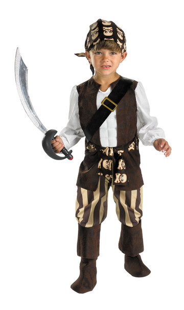 Boy's Rogue Pirate Deluxe Child Costume