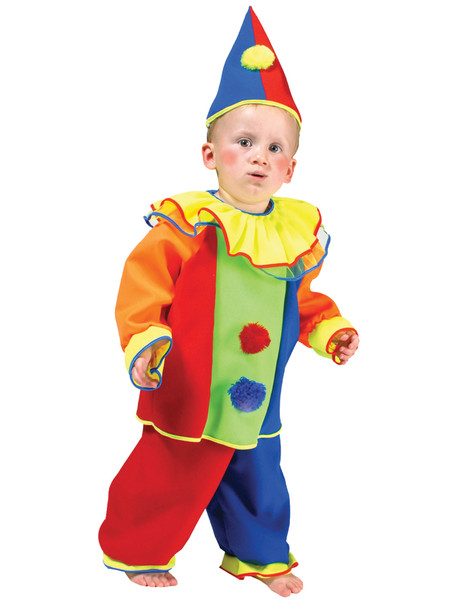 Boy's Baby Bobo Clown Child Costume