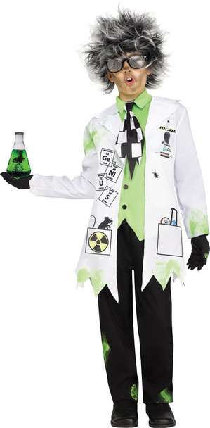 Boy's Mad Scientist Child Costume