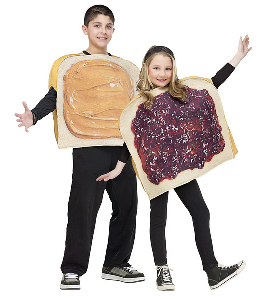 Boy's Peanut Butter N Jelly Child Costume