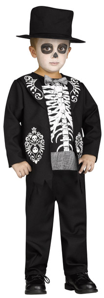 Boy's Skeleton King Child Costume