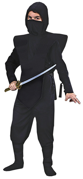 Boy's Ninja Complete Black Child Costume