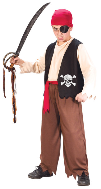 Boy's Playful Pirate Child Costume