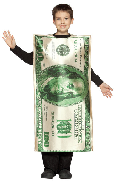 Boy's $100 Dollar Bill Child Costume