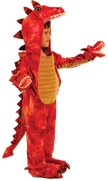 Boy's Hydra 3-Head Dragon Child Costume