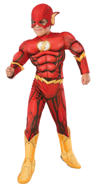 Boy's Deluxe Photo-Real Muscle Chest Flash Child Costume