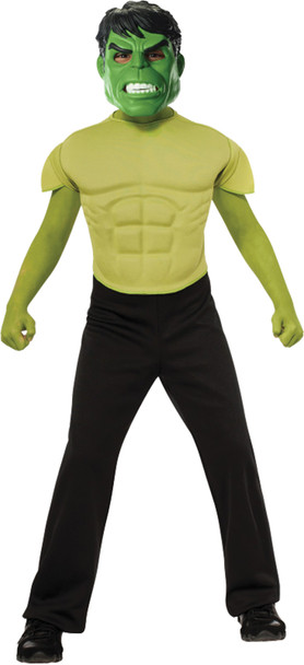 Boy's Hulk Top Child Costume