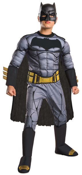 Boy's Deluxe Muscle Batman-Dawn Of Justice Child Costume