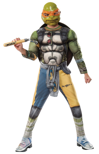 Boy's Deluxe Michelangelo-Ninja Turtles Child Costume