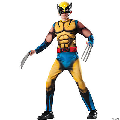 Boy's Deluxe Muscle Chest Wolverine Child Costume