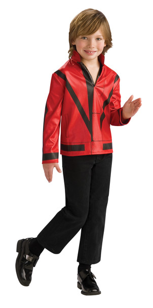 Boy's Red Thriller Michael Jackson Jacket Child Costume