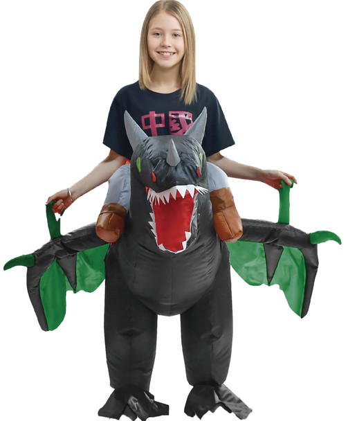 Boy's Dragon Ride On Inflatable Child Costume