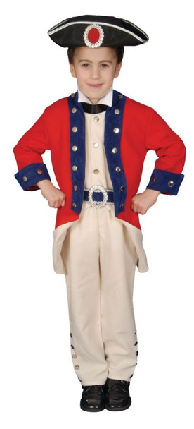 Boy's Colonial Soldier Child Costume