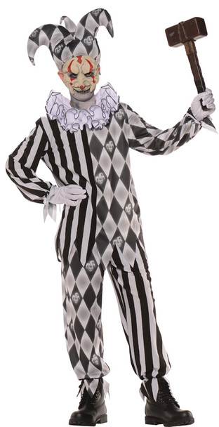 Boy's Evil Harlequin Child Costume