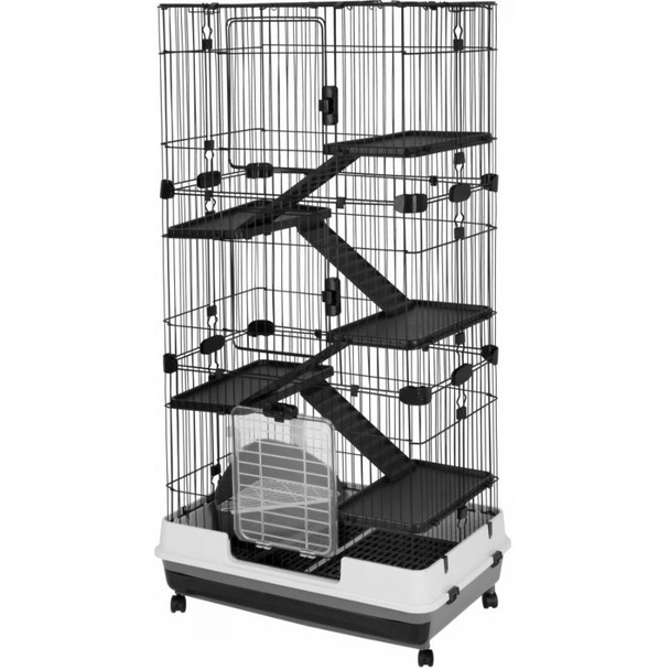 AE Cage Company Nibbles Deluxe 6 Level Small Animal Cage 32"L x 21"W x 60"H - 1 count