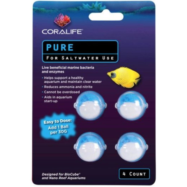Coralife Marine Pure Water Care Bacteria - 4 count