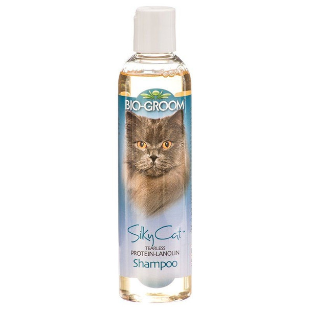 Bio Groom Silky Cat Tearless Protein & Lanolin Shampoo - 8 oz