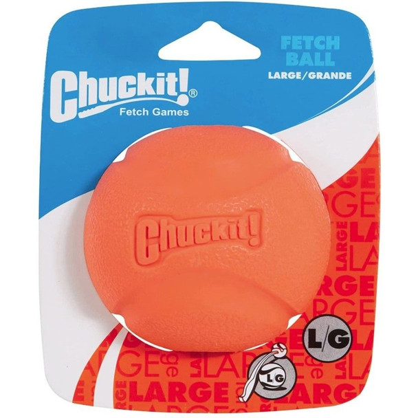 Chuckit Fetch Balls - Large Ball - 3" Diameter (1 Pack)