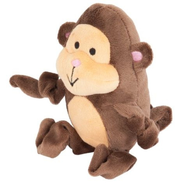 Petmate Zoobilee Stretchies Monkey Dog Toy - 5" Long