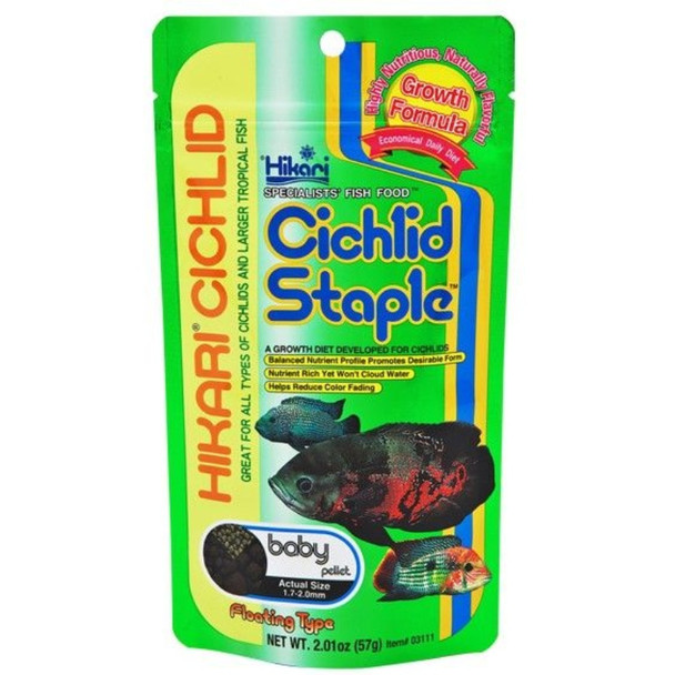 Hikari Cichlid Staple Food - Baby Pellet - 2 oz