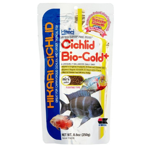 Hikari Cichlid Bio-Gold + (Mini Pellet) - 8 oz
